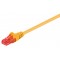 GOOBAY καλώδιο δικτύου 95249, CAT 6 U/UTP, CCA, PVC, 0.25m, κίτρινο