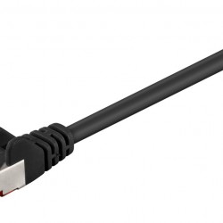 GOOBAY καλώδιο δικτύου 95468, CAT 6 S/FTP (PiMF), CCA, 0.5m, μαύρο