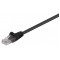 GOOBAY καλώδιο δικτύου 95562, CAT 5e U/UTP, CCA, PVC, 1.5m, μαύρο