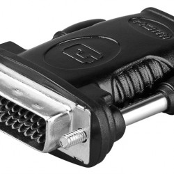 GOOBAY αντάπτορας HDMI σε DVI-D Dual-Link 24+1 pin 68482, μαύρο