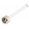 GOOBAY ντουί λάμπας GU10 με καλώδια 9134, 230V/100W, κεραμικό, λευκό