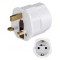 GOOBAY αντάπτορας ρεύματος από UK σε German type 45353, 13A, λευκό