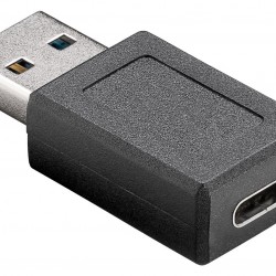 GOOBAY αντάπτορας USB σε USB-C θηλυκό 45400, 5Gbps, μαύρος