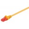 GOOBAY καλώδιο δικτύου 95590, CAT 6 U/UTP, CCA, 1.5m, κίτρινο