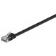 GOOBAY καλώδιο δικτύου 95385, CAT 6 U/UTP, flat, copper, 20m, μαύρο