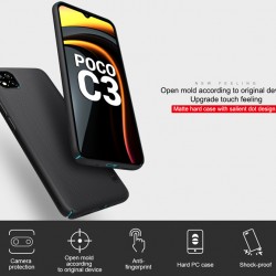 NILLKIN θήκη Super Frost Shield για Xiaomi Poco C3, μαύρη