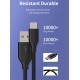 CABLETIME καλώδιο USB-C σε USB U323A, 3A, 480Mbps, 1m, μαύρο