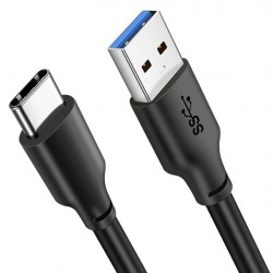 CABLETIME καλώδιο USB-C σε USB CMAMN, 3A, 5Gbps, 1m, μαύρο