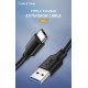 CABLETIME καλώδιο USB-C σε USB CMAMN, 3A, 5Gbps, 3m, μαύρο