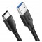 CABLETIME καλώδιο USB-C σε USB CMAMN, 3A, 5Gbps, 3m, μαύρο