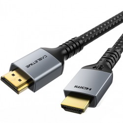 CABLETIME καλώδιο HDMI 2.1 CT-HM8K, 8K/60Hz, 48Gbps, 28AWG, 1m, μαύρο