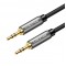 CABLETIME καλώδιο ήχου 3.5mm CT-P11GN, AUX, 1.8m, μαύρο