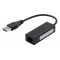 Αντάπτορας δικτύου ST735, USB, 1000Mbps Ethernet, μαύρος