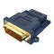 CABLETIME αντάπτορας HDMI σε DVI HA05R, 1080p, μπλε