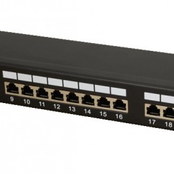 PULSAR patch panel RP-F24V6, 19"/1U, 24-port, FTP Cat 6