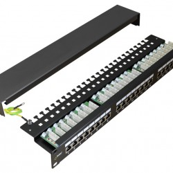 PULSAR patch panel RP-F24V6, 19"/1U, 24-port, FTP Cat 6