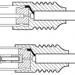 GOOBAY καλώδιο κεραίας αρσενικό σε θηλυκό 11511, 70dB, 2.5m, λευκό