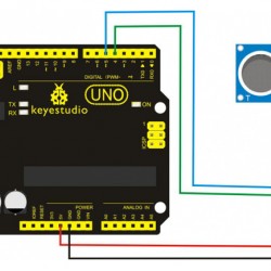 KEYESTUDIO HR-SR04 ultrasonic module KS0328, μπλε, 3τμχ