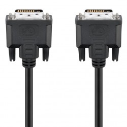 GOOBAY καλώδιο DVI-D 24+1 93573, 30AWG, Full HD, 1.8m, μαύρο