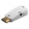 GOOBAY αντάπτορας HDMI σε VGA 44793 με 3.5mm, 1080p/60Hz, λευκός