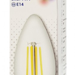 OPTONICA LED λάμπα Candle C35 Filament 1471, 4W, 4500K, E14, 400lm