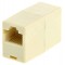 POWERTECH σύνδεσμος (μούφα) RJ45 UTP CAB-N182, 8p8c, λευκό, 5τμχ