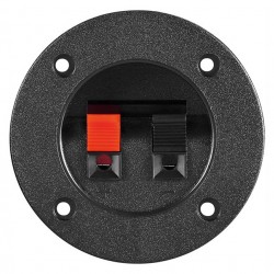 POWERTECH τερματικό ηχείου CAB-V037, Φ75mm, μαύρο
