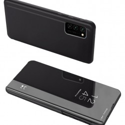 POWERTECH θήκη Clear View MOB-1610 για Samsung Galaxy A02s, μαύρη