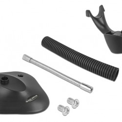 DELOCK βάση για barcode scanner 90555, εύκαμπτη, μαύρη