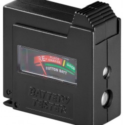 GOOBAY battery tester 54020, για AAA/AA/C/D/9V/N, μαύρο