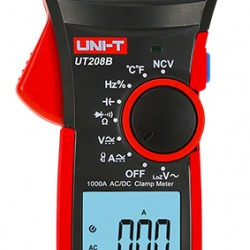 UNI-T πολύμετρο & αμπεροτσιμπίδα UT208B, 1000A AC/DC, NCV, True RMS