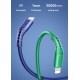 USAMS καλώδιο USB σε Lightning US-SJ500, 2A, 1m, μαύρο