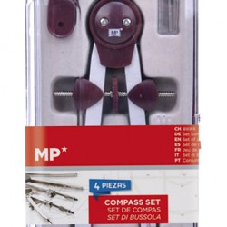 MP σετ διαβήτη PA125, 4τμχ, μεταλλικός