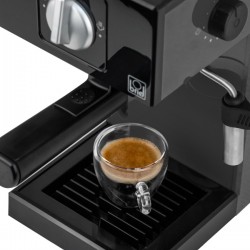 BRIEL μηχανή espresso A1, 1000W, 20 bar, μαύρη