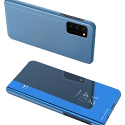 POWERTECH θήκη Clear View MOB-1643 για Samsung A72 5G, μπλε