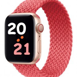 ROCKROSE πλεκτό solo band Maya για Apple Watch 42/44mm, 135mm, ροζ