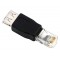 POWERTECH αντάπτορας RJ45 σε USB 2.0 female CAB-U085