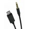 POWERTECH καλώδιο USB-C σε 3.5mm CAB-UC017, 1m, μαύρο