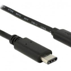 POWERTECH Καλώδιο USB Type-C σε USB Micro CAB-UC011, 1m, μαύρο