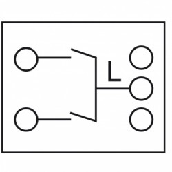 DELOCK module διακόπτης Easy 45 81363, διπλός, 1-pole, 1-way, λευκός