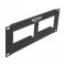 DELOCK patch panel Easy 45 81379, 10", 2U, 90.5x45.2mm x2, μαύρο