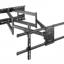 BRATECK επιτοίχια βάση τηλεόρασης LPA49-486XLD, 43-90", 80kg, heavy duty, full motion