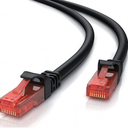 POWERTECH καλώδιο δικτύου CAB-N276, Cat 6 U/UTP, copper 24AWG, 3m, μαύρο