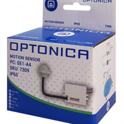 OPTONICA αισθητήρας κίνησης 7309, 120°, 6m, IP65, λευκός