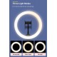 BASEUS φωτιστικό δαχτυλίδι LED CRZB12-B01, 12", χωρίς τρίποδα, μαύρο