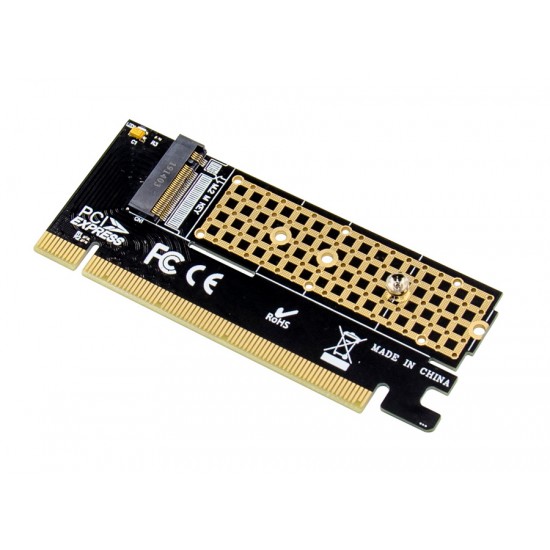 POWERTECH κάρτα επέκτασης 16x PCIe σε M.2 M Key NVMe ST529