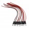 FOLKSAFE καλώδιο FS-DCPIGTAIL-M με αρσενικό βύσμα 5.5x2.1mm, 10τμχ