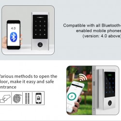SECUKEY αυτόνομο πληκτρολόγιο πρόσβασης SCK-H1-BT, αδιάβροχο, Bluetooth