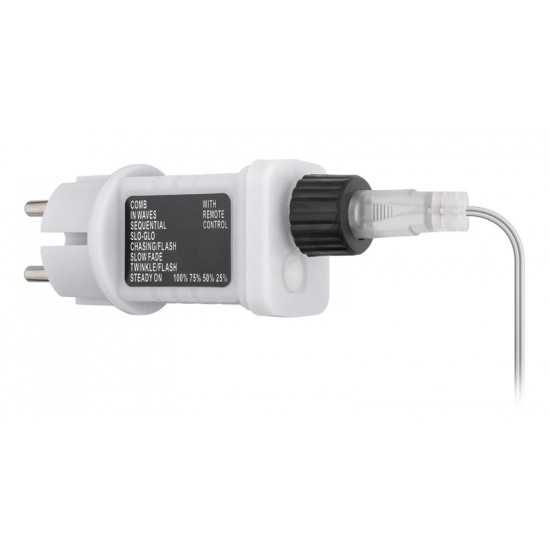 GOOBAY LED λαμπάκια κουρτίνα 57941, 3000K, 6.05m, IP44, 31V, 80 LED