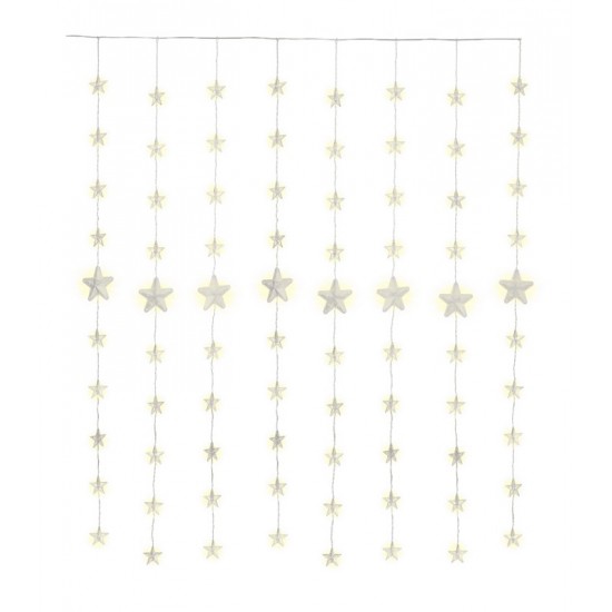 GOOBAY LED λαμπάκια κουρτίνα 57941, 3000K, 6.05m, IP44, 31V, 80 LED